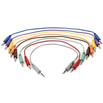 Hosa Technology CSS-845 TS kabel, 6,3 mm, 45 cm, 8 stuks Hosa Technology CSS-845 TS kabel, 6,3 mm, 45 cm, 8 stuks