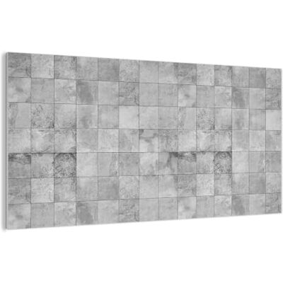 MuchoWow © Akoestisch paneel, 200 x 100 cm, decoratief, wandbekleding, akoestische panelen, vilt, geluidsisolerende plaat, wandpanelen grijs wit structuren tegels MuchoWow © Akoestisch paneel, 200 x 100 cm, decoratief, wandbekleding, akoestische panelen, vilt, geluidsisolerende plaat, wandpanelen grijs wit structuren tegels
