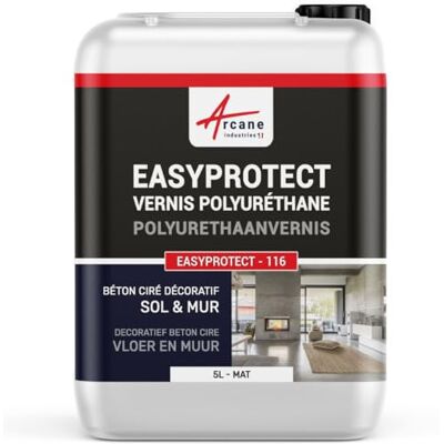 ARCANE INDUSTRIES Lak, beton, decoratief, vloer, muur, polyurethaan, PU: Easyprotect-50 m², mat ARCANE INDUSTRIES Lak, beton, decoratief, vloer, muur, polyurethaan, PU: Easyprotect-50 m², mat