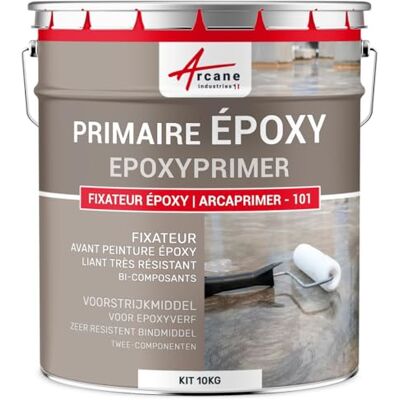 ARCANE INDUSTRIES Transparante epoxyhars, primaire, onderlaag, hangend, beton, metaal, fixeermiddel: epoxy fixeermiddel-10 kg- ARCANE INDUSTRIES Transparante epoxyhars, primaire, onderlaag, hangend, beton, metaal, fixeermiddel: epoxy fixeermiddel-10 kg-