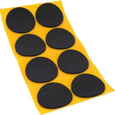 Adsamm ASP-25-SA-BL-50-8-1 ASP-25-SA-BL-50-8 8 x antislippads van EPDM, zwart, diameter 50 mm Adsamm ASP-25-SA-BL-50-8-1 ASP-25-SA-BL-50-8 8 x antislippads van EPDM, zwart, diameter 50 mm