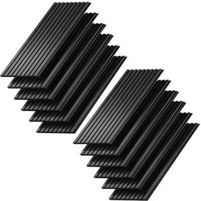 Vicco Akoestisch paneel "Sonoa", zwart, 12 stuks Vicco Akoestisch paneel "Sonoa", zwart, 12 stuks