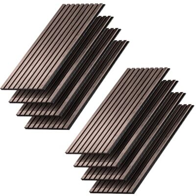 Vicco Akoestisch paneel "Sonoa", walnoot/bruin, 8 stuks Vicco Akoestisch paneel "Sonoa", walnoot/bruin, 8 stuks