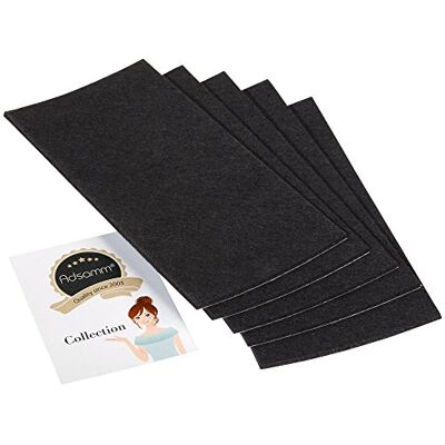 Adsamm ® ®, vilten platen, zelfklevend, 100 x 200 mm, zwart, hoekig, vilt, gesneden, 3,5 mm dik Adsamm ® ®, vilten platen, zelfklevend, 100 x 200 mm, zwart, hoekig, vilt, gesneden, 3,5 mm dik