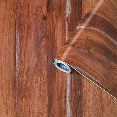 Venilia Zelfklevend papier, rustieke eikenhout-look, 45 cm x 3 m, dikte 95 μm, zelfklevende folie voor meubels en keuken, decoratieve folie, behang, ftalaatvrij pvc, gemaakt in de EU Venilia Zelfklevend papier, rustieke eikenhout-look, 45 cm x 3 m, dikte 95 μm, zelfklevende folie voor meubels en keuken, decoratieve folie, behang, ftalaatvrij pvc, gemaakt in de EU