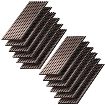 Vicco Akoestisch paneel "Sonoa", walnoot/bruin, 12 stuks Vicco Akoestisch paneel "Sonoa", walnoot/bruin, 12 stuks