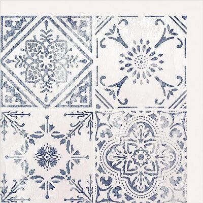 d-c-fix Set van 6 pvc-wandpanelen, vintage stijl, 30,5 x 30,5 cm Zelfklevende tegels voor keuken, badkamer en keukenachterwand zelfklevend en waterdicht d-c-fix Set van 6 pvc-wandpanelen, vintage stijl, 30,5 x 30,5 cm Zelfklevende tegels voor keuken, badkamer en keukenachterwand zelfklevend en waterdicht