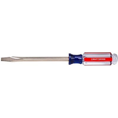 Craftsman Schroevendraaier met sleuf 5/16 inch x 6 inch, acetaat handvat (CMHT65030) Craftsman Schroevendraaier met sleuf 5/16 inch x 6 inch, acetaat handvat (CMHT65030)