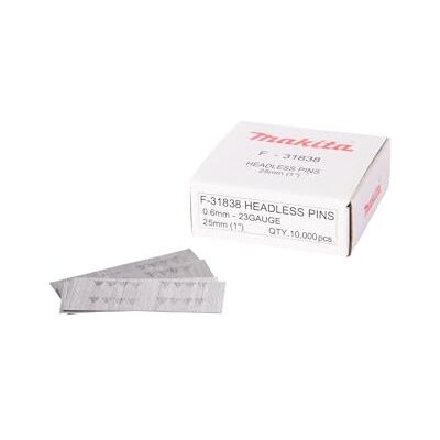 Makita F-31838 23 Ga 25 mm verzinkte spijkers voor spijkermachines (10.000 stuks) Makita F-31838 23 Ga 25 mm verzinkte spijkers voor spijkermachines (10.000 stuks)