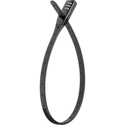 AXA Zipper Combo hangslot, 53 cm, zwart AXA Zipper Combo hangslot, 53 cm, zwart