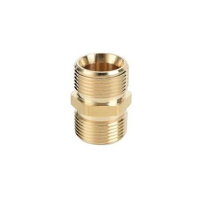 SENRISE Hogedrukreiniger aansluiting 22 mm mannelijk naar 22 mm mannelijk hogedrukreiniger adapter messing slangaansluiting (1 stuk) SENRISE Hogedrukreiniger aansluiting 22 mm mannelijk naar 22 mm mannelijk hogedrukreiniger adapter messing slangaansluiting (1 stuk)