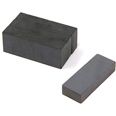 first4magnets Expert Magneet 50 x 19 x 10 mm dik Y30BH ferriet magneet 3 kg tractie (4 stuks) first4magnets Expert Magneet 50 x 19 x 10 mm dik Y30BH ferriet magneet 3 kg tractie (4 stuks)
