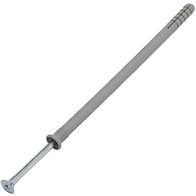 AERZETIX C67166 set van 50 spijkerpluggen Ø 8 x 160 mm met afgeschuinde flens van polyethyleen + 50 schroefspijkers Ø 4,9 x 165 mm met verzonken kop PZ2 van staal om te slaan betonmetalen structuur AERZETIX C67166 set van 50 spijkerpluggen Ø 8 x 160 mm met afgeschuinde flens van polyethyleen + 50 schroefspijkers Ø 4,9 x 165 mm met verzonken kop PZ2 van staal om te slaan betonmetalen structuur