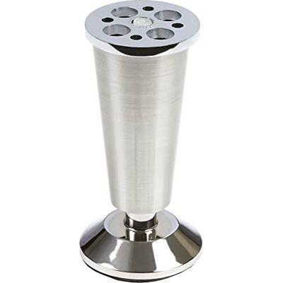 Amig Pied de meuble rond Modèle 8-100 mm Design moderne et épuré Supporte jusqu'à 10 kg par pied Haute résistance Acier nickelé brossé Amig Pied de meuble rond Modèle 8-100 mm Design moderne et épuré Supporte jusqu'à 10 kg par pied Haute résistance Acier nickelé brossé