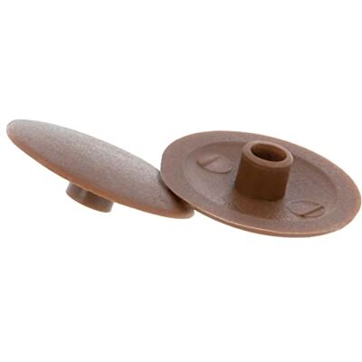 Amig Excentric Trim Diameter 17 mm Pack of 10 Plugs for Covering Overhanging Holes on Shelves in Cabinets, Cabinets or Shelves Easy to Remove and Install Plastic Brown Amig Excentric Trim Diameter 17 mm Pack of 10 Plugs for Covering Overhanging Holes on Shelves in Cabinets, Cabinets or Shelves Easy to Remove and Install Plastic Brown