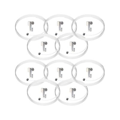 Arti Teq Set van 10 Mini Hook Slider en Schuifhaak: Draagkracht 4 kg Artiteq Transparant Arti Teq Set van 10 Mini Hook Slider en Schuifhaak: Draagkracht 4 kg Artiteq Transparant
