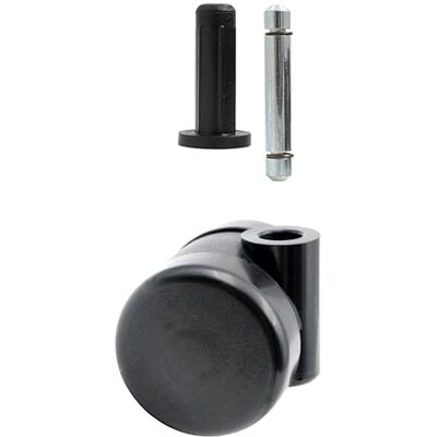 Design61 4 stuks universele meubelwielen Ø 35 mm met huls en stang Design61 4 stuks universele meubelwielen Ø 35 mm met huls en stang