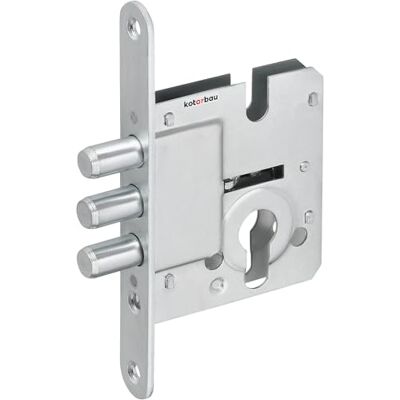 KOTARBAU Insteekslot 160 x 50 mm staal met bouten voor toegangsdeur, tuinpoort, residentieel, commercieel, 0,3 kg KOTARBAU Insteekslot 160 x 50 mm staal met bouten voor toegangsdeur, tuinpoort, residentieel, commercieel, 0,3 kg