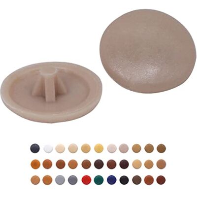 Marcopol 50 stuks Pozi schroefafdekkingen Ø 12 mm Pozidriv schroefafdekkingen om op te klikken van kunststof Decoratieve doppen voor meubels (50, beige S7) Marcopol 50 stuks Pozi schroefafdekkingen Ø 12 mm Pozidriv schroefafdekkingen om op te klikken van kunststof Decoratieve doppen voor meubels (50, beige S7)