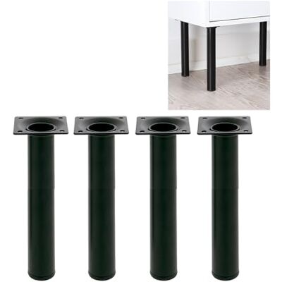 Amig Meubelpoten rond Ø 30 mm hoogte 700 mm zwart, wit of zilver (zwart) Amig Meubelpoten rond Ø 30 mm hoogte 700 mm zwart, wit of zilver (zwart)