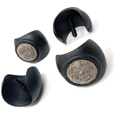 Design61 Silencer Viltglijders, 4 stuks, Ø 24-26 mm, met geluidsdempend viltglijvlak Design61 Silencer Viltglijders, 4 stuks, Ø 24-26 mm, met geluidsdempend viltglijvlak