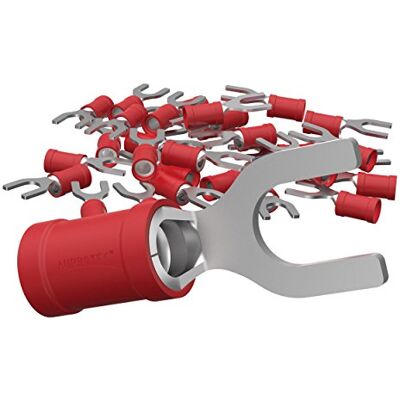 AUPROTEC Vork 0,5-6,0 mm² gatdiameter M3 M8 gedeeltelijk geïsoleerd PVC SV kabelconnector vertind koper AUPROTEC Vork 0,5-6,0 mm² gatdiameter M3 M8 gedeeltelijk geïsoleerd PVC SV kabelconnector vertind koper