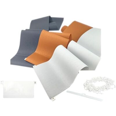 time4blinds Vervangende lamellen voor verticale jaloezieën Set bevat 1 lamel, gewicht, haak en onderste ketting breedte 89 mm lengte 1900 mm zwart time4blinds Vervangende lamellen voor verticale jaloezieën Set bevat 1 lamel, gewicht, haak en onderste ketting breedte 89 mm lengte 1900 mm zwart