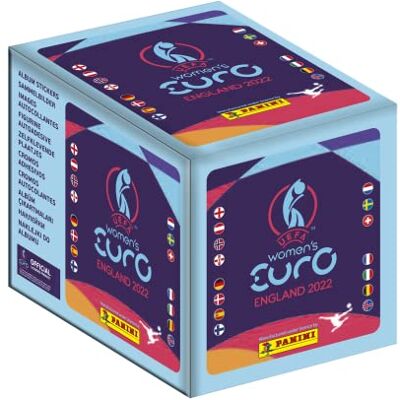 Panini 004298BOX36F UEFA WOMEN'S EURO 2022 doos met 36 zelfklevende hoezen Panini 004298BOX36F UEFA WOMEN'S EURO 2022 doos met 36 zelfklevende hoezen
