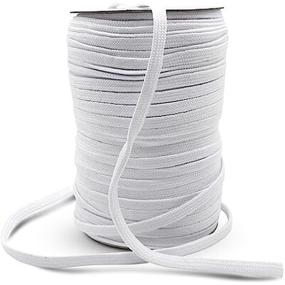 DOJA Barcelona Touwrol 100 m spoel witte veters breedte 9 mm van polyester platte veters voor sportschoenveters, paracord touw, armbanden, laarzen veters ... DOJA Barcelona Touwrol 100 m spoel witte veters breedte 9 mm van polyester platte veters voor sportschoenveters, paracord touw, armbanden, laarzen veters ...