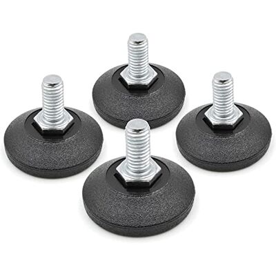 Design61 4 stelschroeven Ø 38 mm met verzinkte stelschroef, M8 x 20 mm (draaivoet) Design61 4 stelschroeven Ø 38 mm met verzinkte stelschroef, M8 x 20 mm (draaivoet)