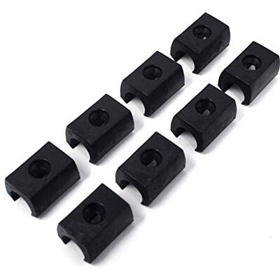 Design61 8 stuks meubelglijders met gat Ø 12 mm Design61 8 stuks meubelglijders met gat Ø 12 mm