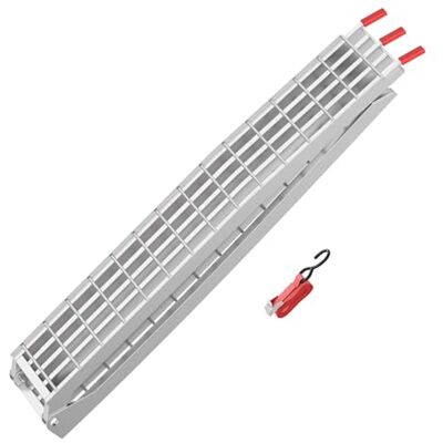 WilTec Oprijplaat inklapbaar 3100 x 283 mm belastbaar tot 540 kg aluminium met riem voor motorfiets mountainbike quads oprijplaat rail WilTec Oprijplaat inklapbaar 3100 x 283 mm belastbaar tot 540 kg aluminium met riem voor motorfiets mountainbike quads oprijplaat rail