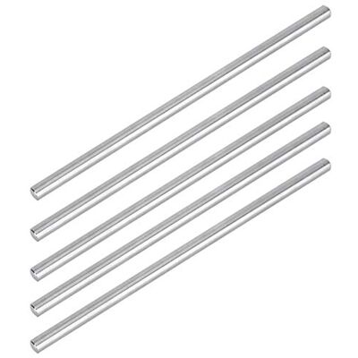 Walfront 5 stuks 4100-0006-150 roestvrijstalen ronde schacht draaibank gereedschap 6 x 150 mm Φ6 mm compatibel voor industriële fabricage van robots/TETRIX Walfront 5 stuks 4100-0006-150 roestvrijstalen ronde schacht draaibank gereedschap 6 x 150 mm Φ6 mm compatibel voor industriële fabricage van robots/TETRIX