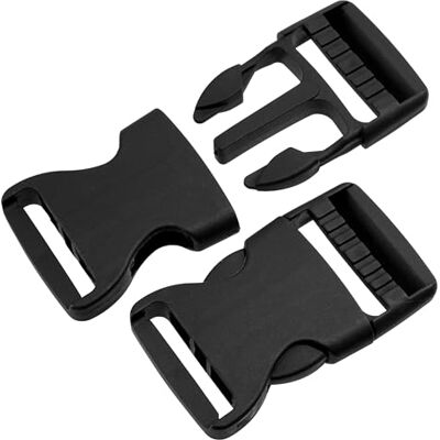 AERZETIX 15 stuks verstelbare gespen snelsluiting voor rugzak lus 40 mm bagage outdoor uitrusting schouderriem kleur zwart kunststof AERZETIX 15 stuks verstelbare gespen snelsluiting voor rugzak lus 40 mm bagage outdoor uitrusting schouderriem kleur zwart kunststof