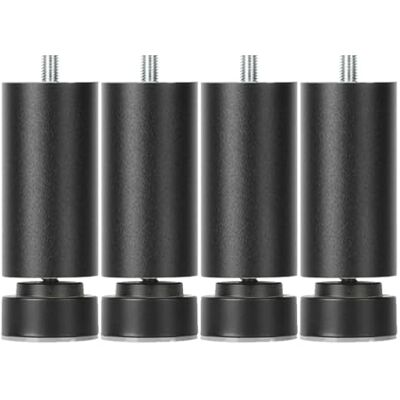 Pxzybd 4 stuks verstelbare meubelpoten, metalen tafelpoten zwart/zilver 6/8/10/12/15/18/20/25/30/35/40 cm, reservepoten voor keukenmeubels badkamer, bouten M10, zwart 35 cm Pxzybd 4 stuks verstelbare meubelpoten, metalen tafelpoten zwart/zilver 6/8/10/12/15/18/20/25/30/35/40 cm, reservepoten voor keukenmeubels badkamer, bouten M10, zwart 35 cm