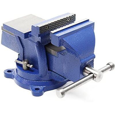 WilTec Heavy Duty werkplaatsbankschroef 100 mm klembekken & aambeeld voor zware belasting werkbank WilTec Heavy Duty werkplaatsbankschroef 100 mm klembekken & aambeeld voor zware belasting werkbank