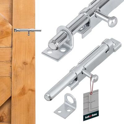 KOTARBAU ® Schuifslot wit verzinkt Ø 0,9 cm klein schuifslot 100 mm diameter deurslot binnen en buiten tuindeurslot schuifslot KOTARBAU ® Schuifslot wit verzinkt Ø 0,9 cm klein schuifslot 100 mm diameter deurslot binnen en buiten tuindeurslot schuifslot