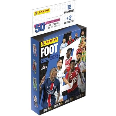 Panini Foot 2024-2025 Ligue 1 McDonald's blister 12 zakjes + 2 gratis aanbiedingen, 004842KBFGD14 Panini Foot 2024-2025 Ligue 1 McDonald's blister 12 zakjes + 2 gratis aanbiedingen, 004842KBFGD14