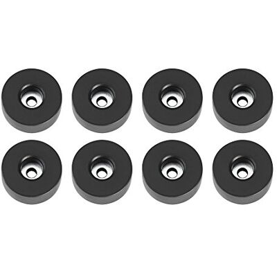 Adam Hall Hardware Rubberen voetjes in een zakje, zwart, 38 x 15 mm, 8 stuks Adam Hall Hardware Rubberen voetjes in een zakje, zwart, 38 x 15 mm, 8 stuks