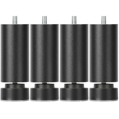 Pxzybd 4 stuks verstelbare meubelpoten, metalen tafelpoten zwart/zilver 6/8/10/12/15/18/20/25/30/35/40 cm, reservepoten voor keukenmeubels badkamer, bouten M10, zwart 10 cm Pxzybd 4 stuks verstelbare meubelpoten, metalen tafelpoten zwart/zilver 6/8/10/12/15/18/20/25/30/35/40 cm, reservepoten voor keukenmeubels badkamer, bouten M10, zwart 10 cm