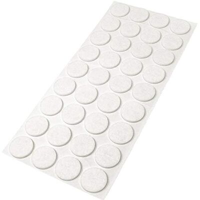 Adsamm ® 36 x viltglijders Ø 24 mm wit rond 3,5 mm hoogte zelfklevende glijders in optimale kwaliteit Adsamm ® 36 x viltglijders Ø 24 mm wit rond 3,5 mm hoogte zelfklevende glijders in optimale kwaliteit