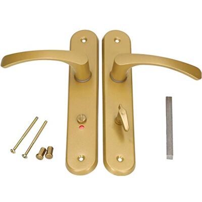 KOTARBAU ® Deurgreep 90 mm links en rechts gouden toiletdeurgreep KOTARBAU ® Deurgreep 90 mm links en rechts gouden toiletdeurgreep