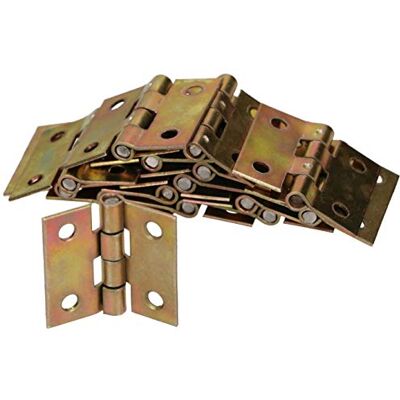 KOTARBAU ® 100 stuks meubelscharnieren 20 x 25 mm verzinkt voor deuren en kasten KOTARBAU ® 100 stuks meubelscharnieren 20 x 25 mm verzinkt voor deuren en kasten