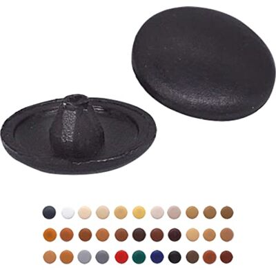 Marcopol 50 stuks Pozi schroefdoppen, diameter 12 mm, Pozidriv-kop, om vast te klikken, kunststof, decoratieve doppen voor meubels (50, zwart S29) Marcopol 50 stuks Pozi schroefdoppen, diameter 12 mm, Pozidriv-kop, om vast te klikken, kunststof, decoratieve doppen voor meubels (50, zwart S29)