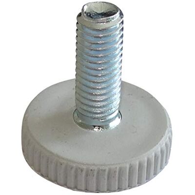 AERZETIX : Verstelbare meubelcilinder, grijs, M8, om te schroeven, Ø ~ 25 H28 mm, C42476 (10 stuks) AERZETIX : Verstelbare meubelcilinder, grijs, M8, om te schroeven, Ø ~ 25 H28 mm, C42476 (10 stuks)