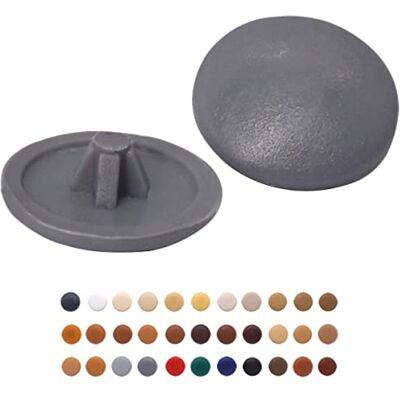 Marcopol 50 stuks Pozi schroefafdekkingen 12 mm diameter Pozidriv-kop om op te klikken van kunststof Decoratieve doppen voor meubels (50, grijs S25) Marcopol 50 stuks Pozi schroefafdekkingen 12 mm diameter Pozidriv-kop om op te klikken van kunststof Decoratieve doppen voor meubels (50, grijs S25)