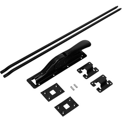 KOTARBAU ® Poortslot, 2500 mm, deurslot, poortslot, garageslot, poortaccessoires, zwart poeder KOTARBAU ® Poortslot, 2500 mm, deurslot, poortslot, garageslot, poortaccessoires, zwart poeder