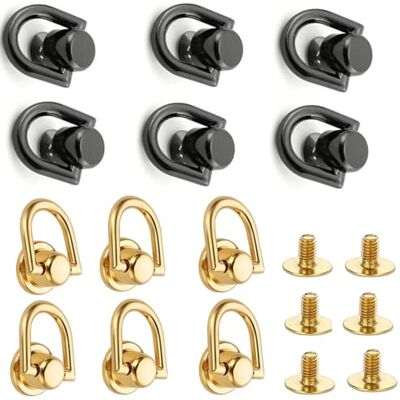 LiJuanWang Schroef klinknagels, 12 stuks D-ring klinknagels, klinknagels met knopen stud klinknagels met gesp voor tassen riemen leren armbanden schoenen laarzen tassen LiJuanWang Schroef klinknagels, 12 stuks D-ring klinknagels, klinknagels met knopen stud klinknagels met gesp voor tassen riemen leren armbanden schoenen laarzen tassen