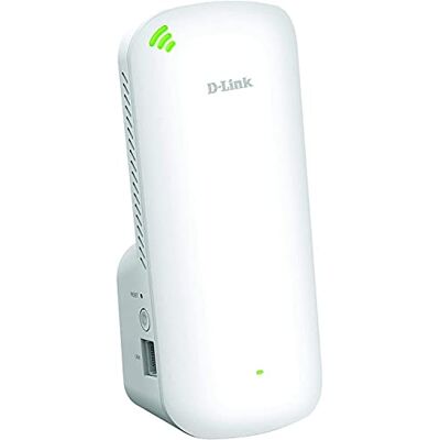 D-Link DAP-X1860 WiFi Repeater 6 Mesh, EXO AX1800 Mesh Wi-Fi 6 Booster, Repeater, Hotspot met Gigabit-poort, MU-MIMO, OFDMA, EasyMesh, Signaalweergave, Plug and Play, WPS, WPA3 D-Link DAP-X1860 WiFi Repeater 6 Mesh, EXO AX1800 Mesh Wi-Fi 6 Booster, Repeater, Hotspot met Gigabit-poort, MU-MIMO, OFDMA, EasyMesh, Signaalweergave, Plug and Play, WPS, WPA3