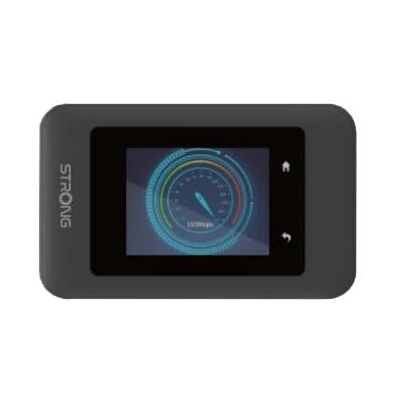 Strong Mobiele wifi-router met simsleuf, 4G+ LTE CAT6 300 Mbit/s DL, wifi AC900 Mbit/s, draagbare wifi-hotspot, kleurendisplay, aansluiting tot 16 apparaten, 2500 mAh accu, USB-C-aansluiting Strong Mobiele wifi-router met simsleuf, 4G+ LTE CAT6 300 Mbit/s DL, wifi AC900 Mbit/s, draagbare wifi-hotspot, kleurendisplay, aansluiting tot 16 apparaten, 2500 mAh accu, USB-C-aansluiting